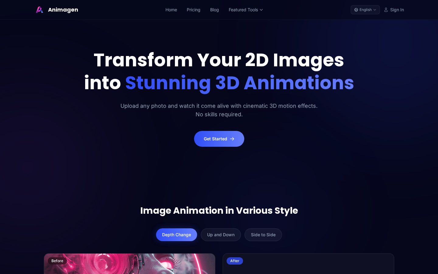 Animagen Homepage