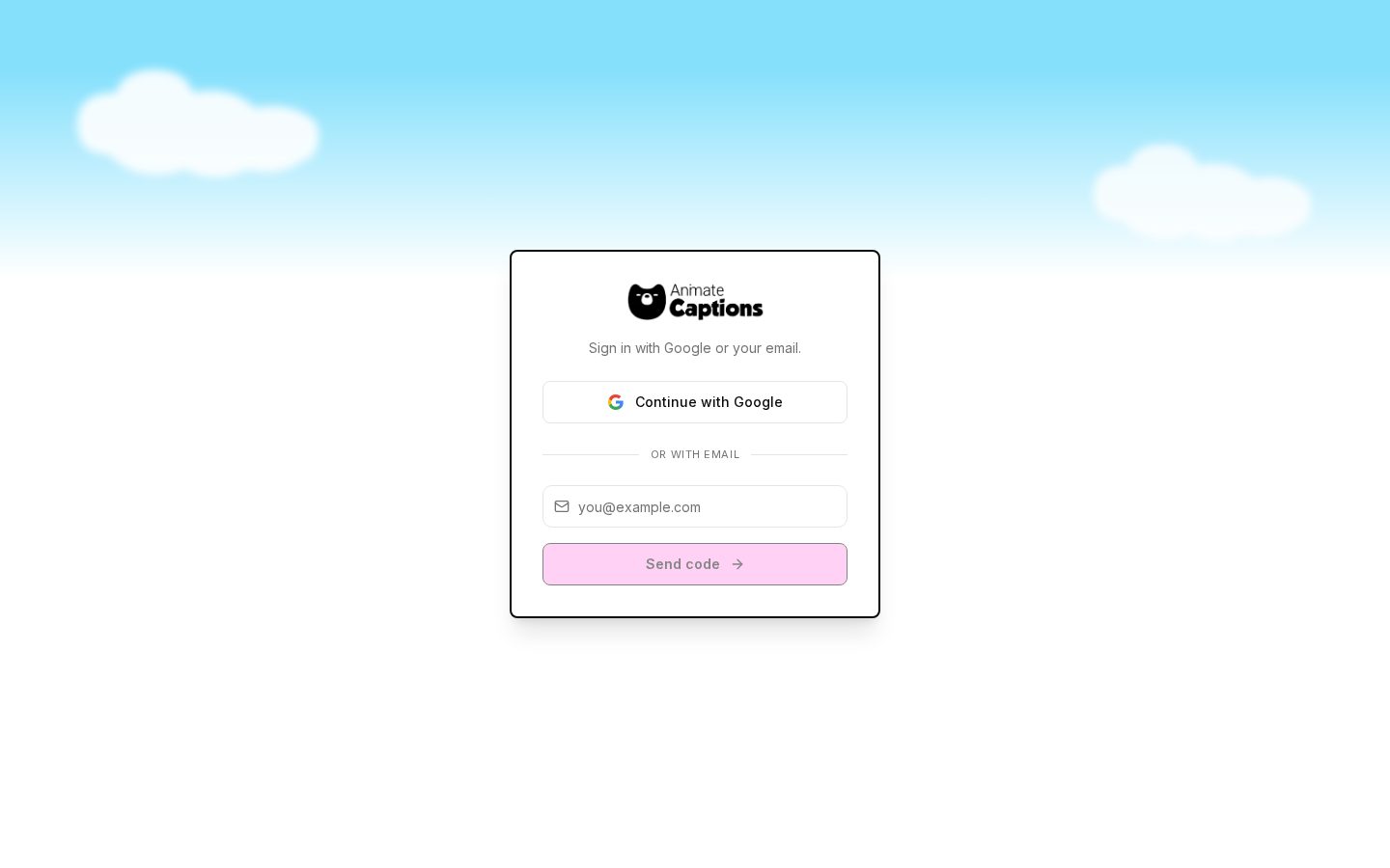 AnimateCaptions Pricing