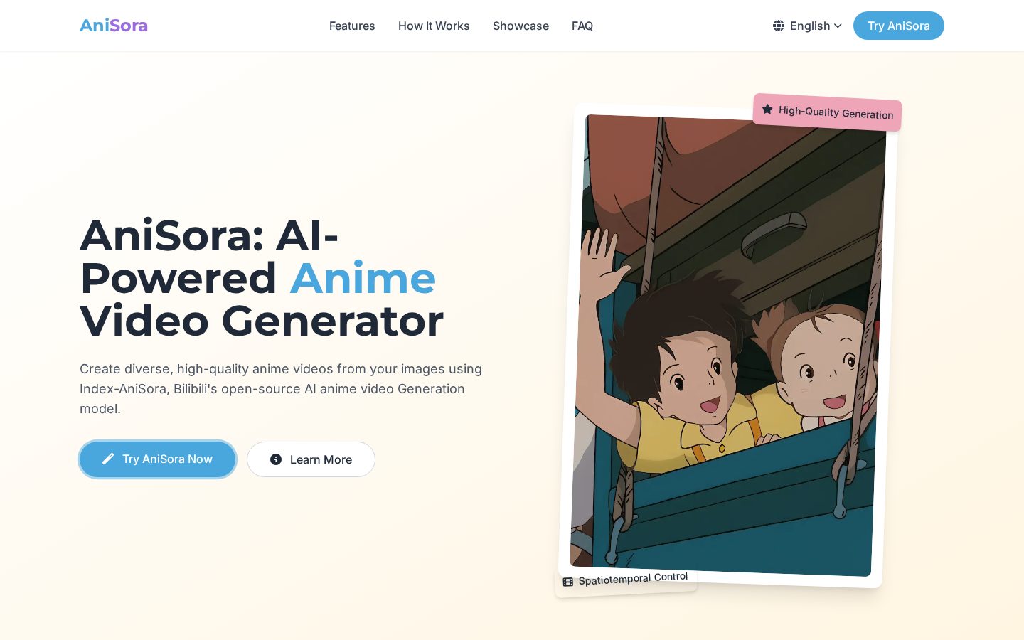 AniSora Homepage