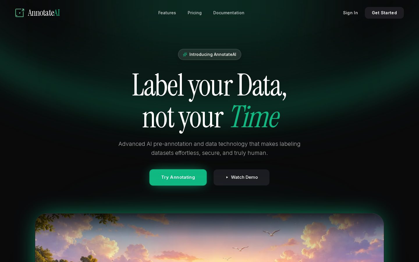 AnnotateAI Homepage