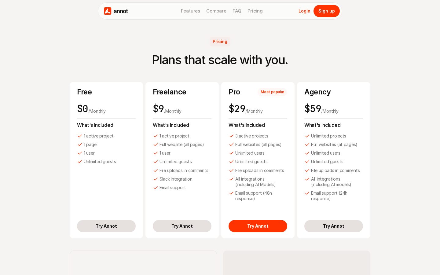Annot.io Pricing