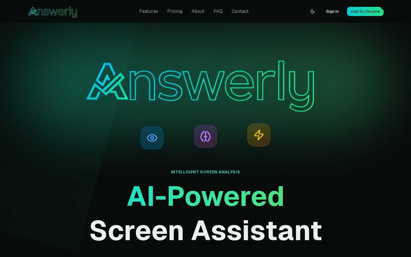 Answerly Homepage