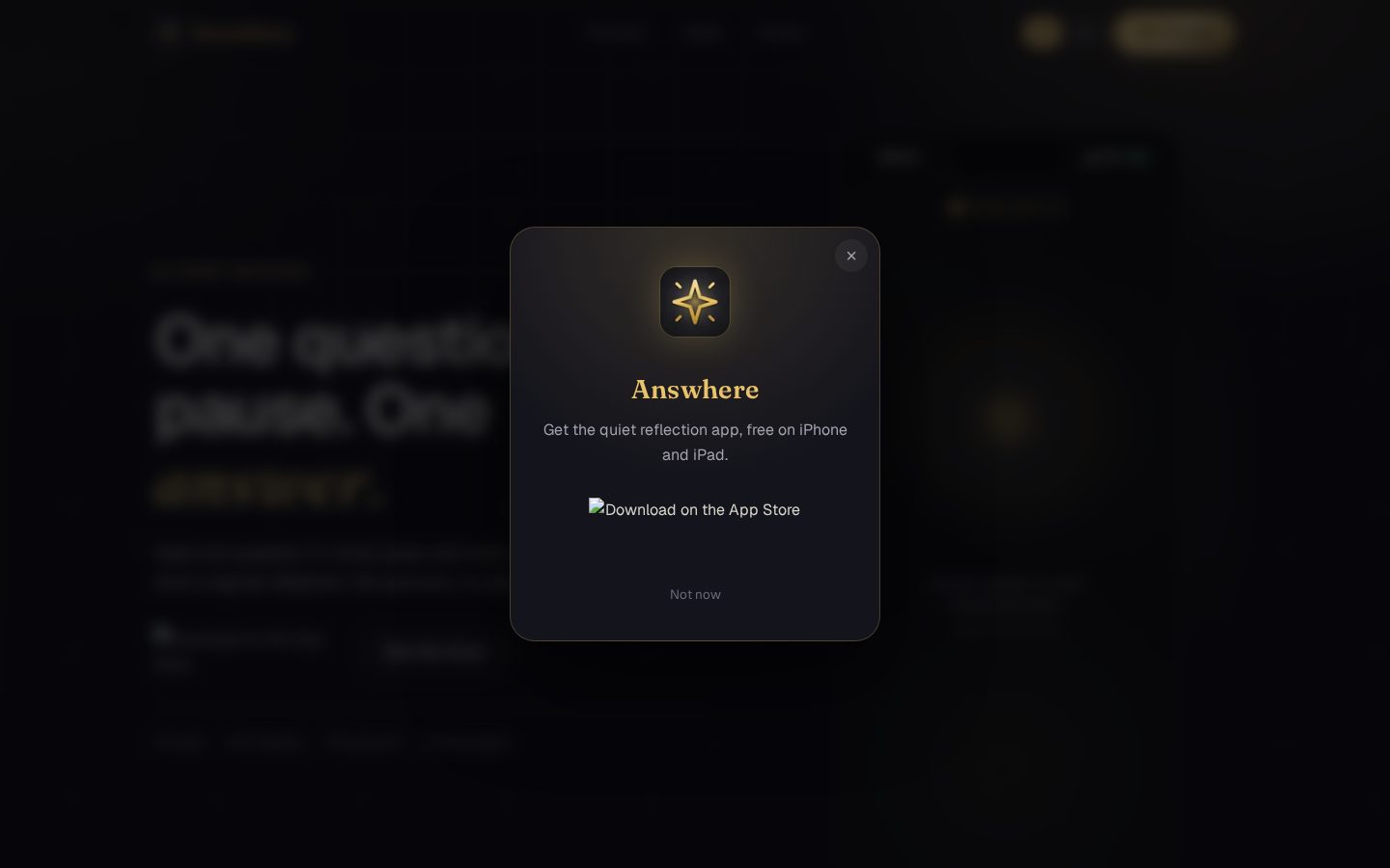 Answhere Homepage