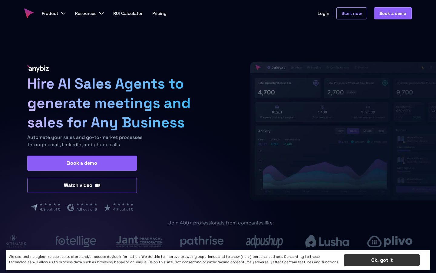 AnyBiz Homepage