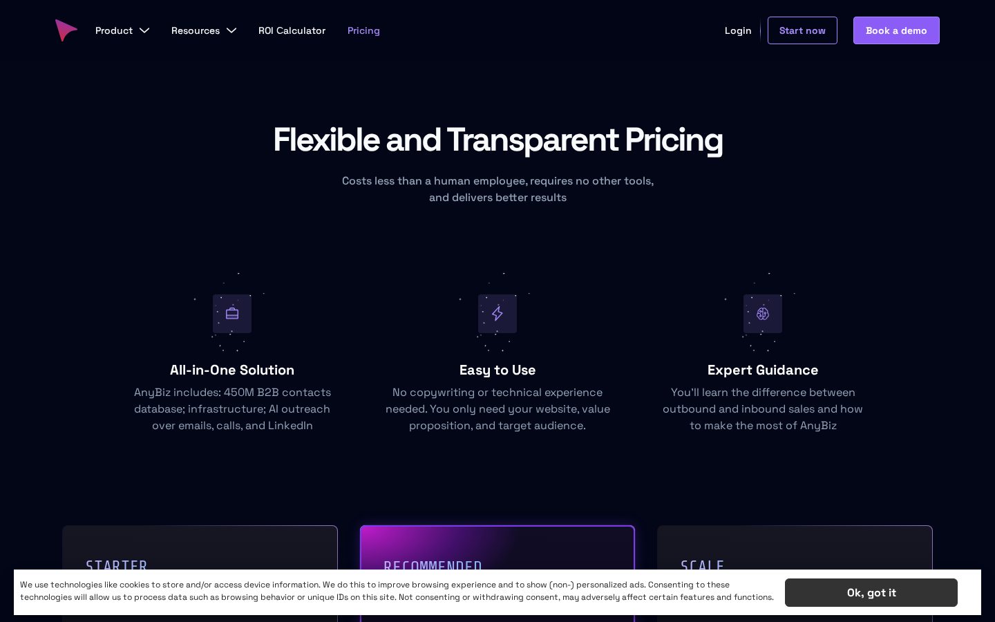 AnyBiz Pricing