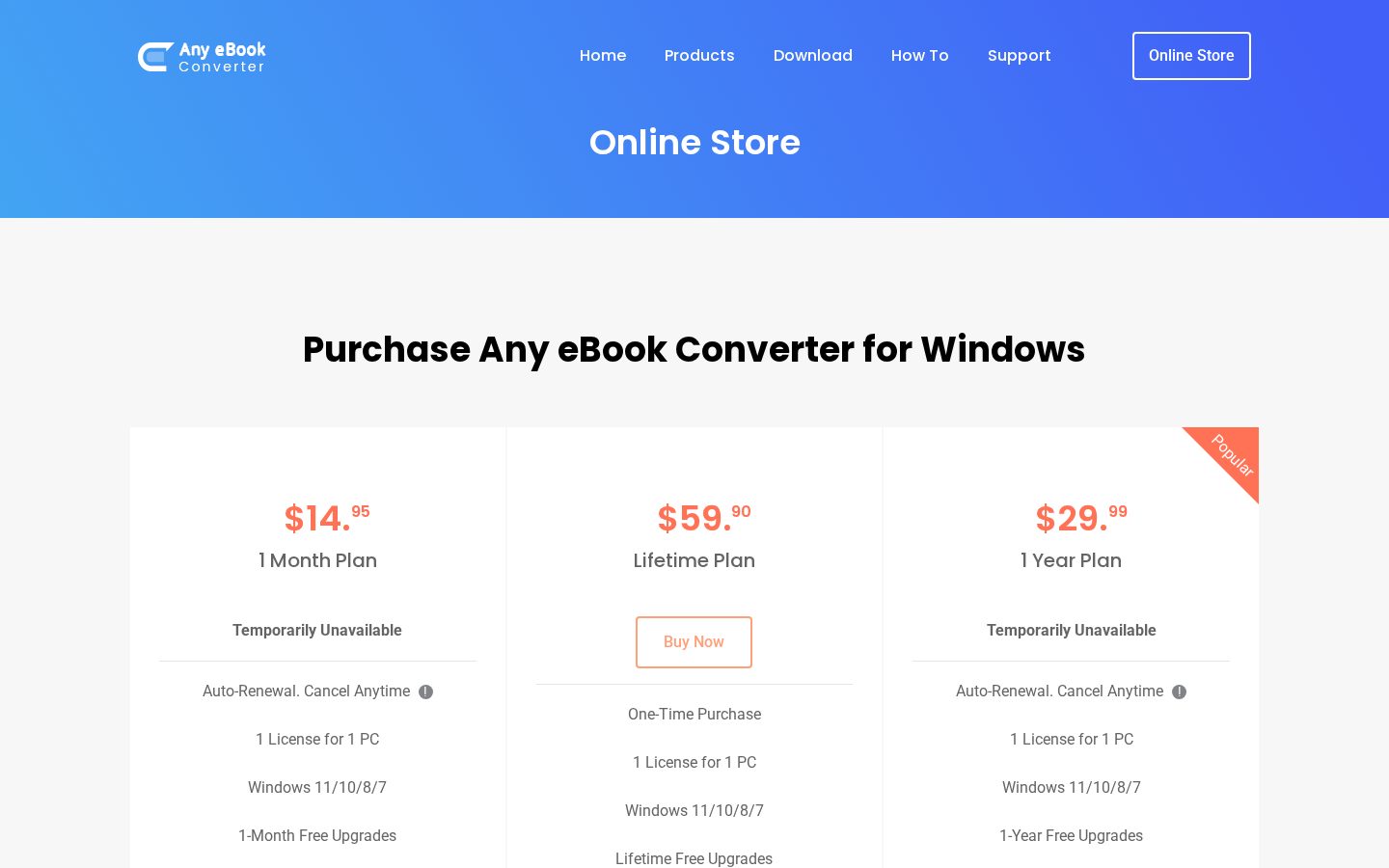 AnyLibro Converter Pricing