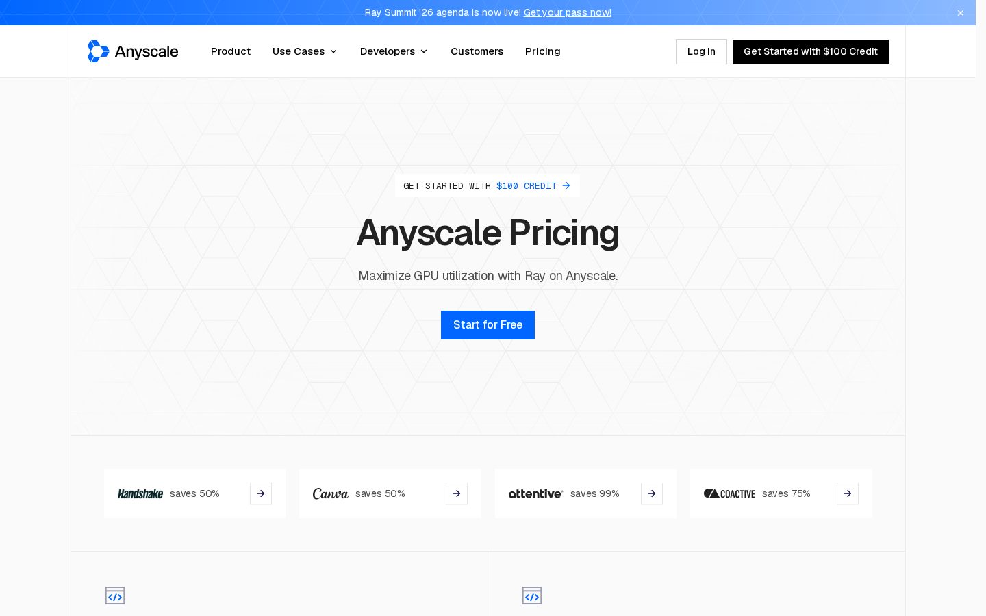 Anyscale Pricing