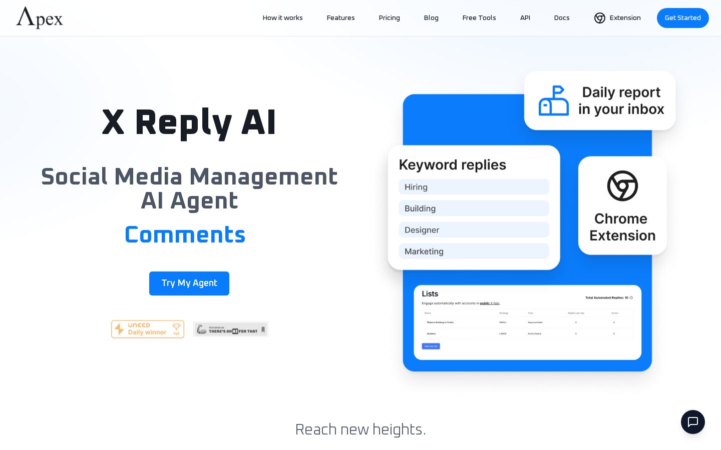 Apex Homepage