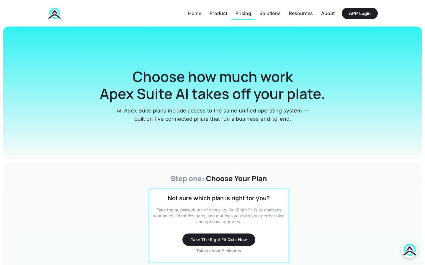 Apex Suite AI Pricing