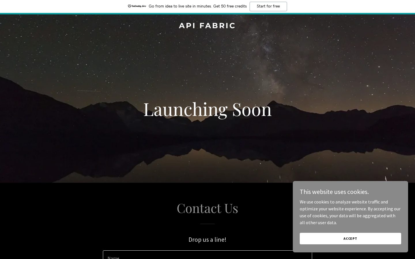 API Fabric Homepage