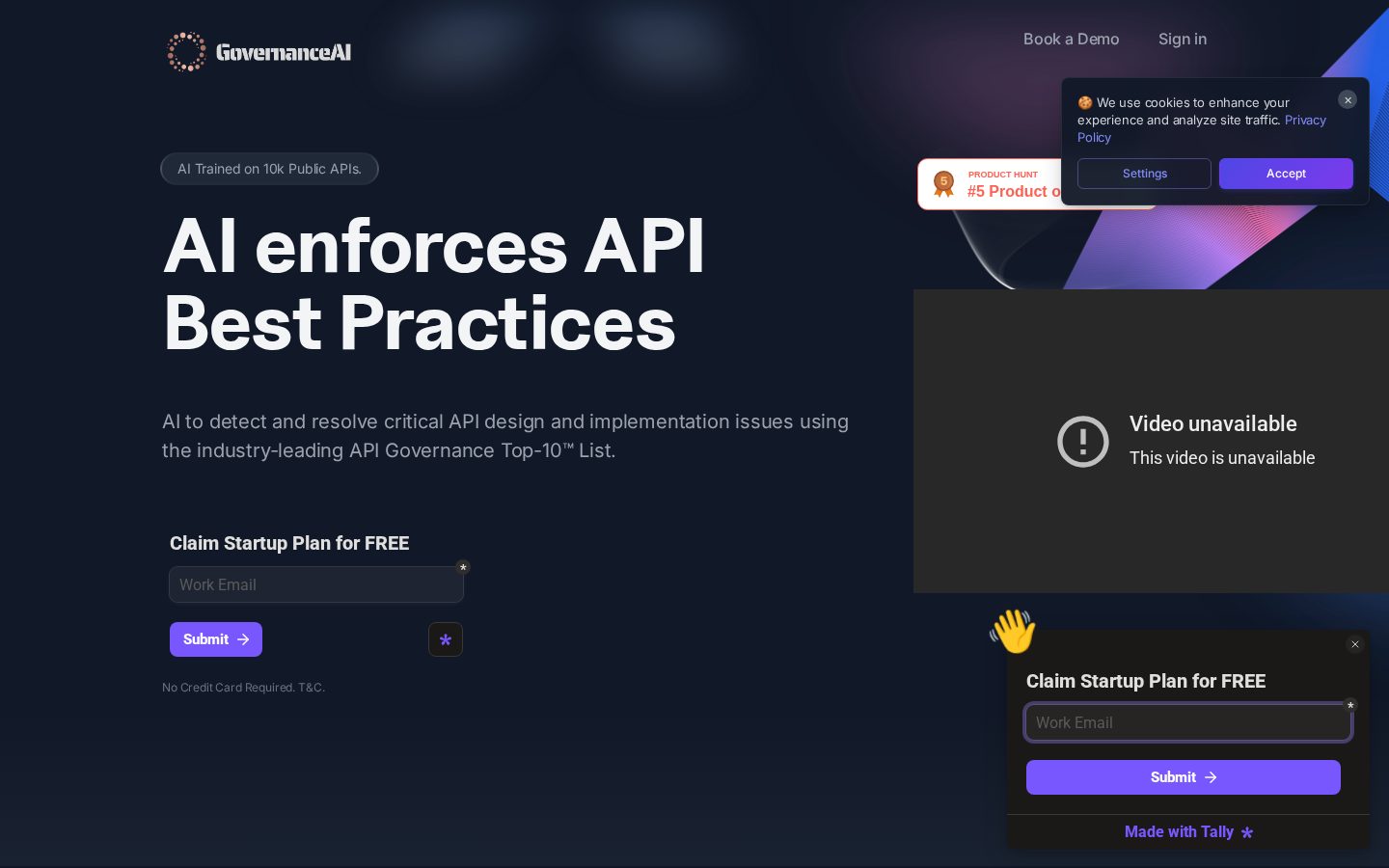 API Governance Homepage