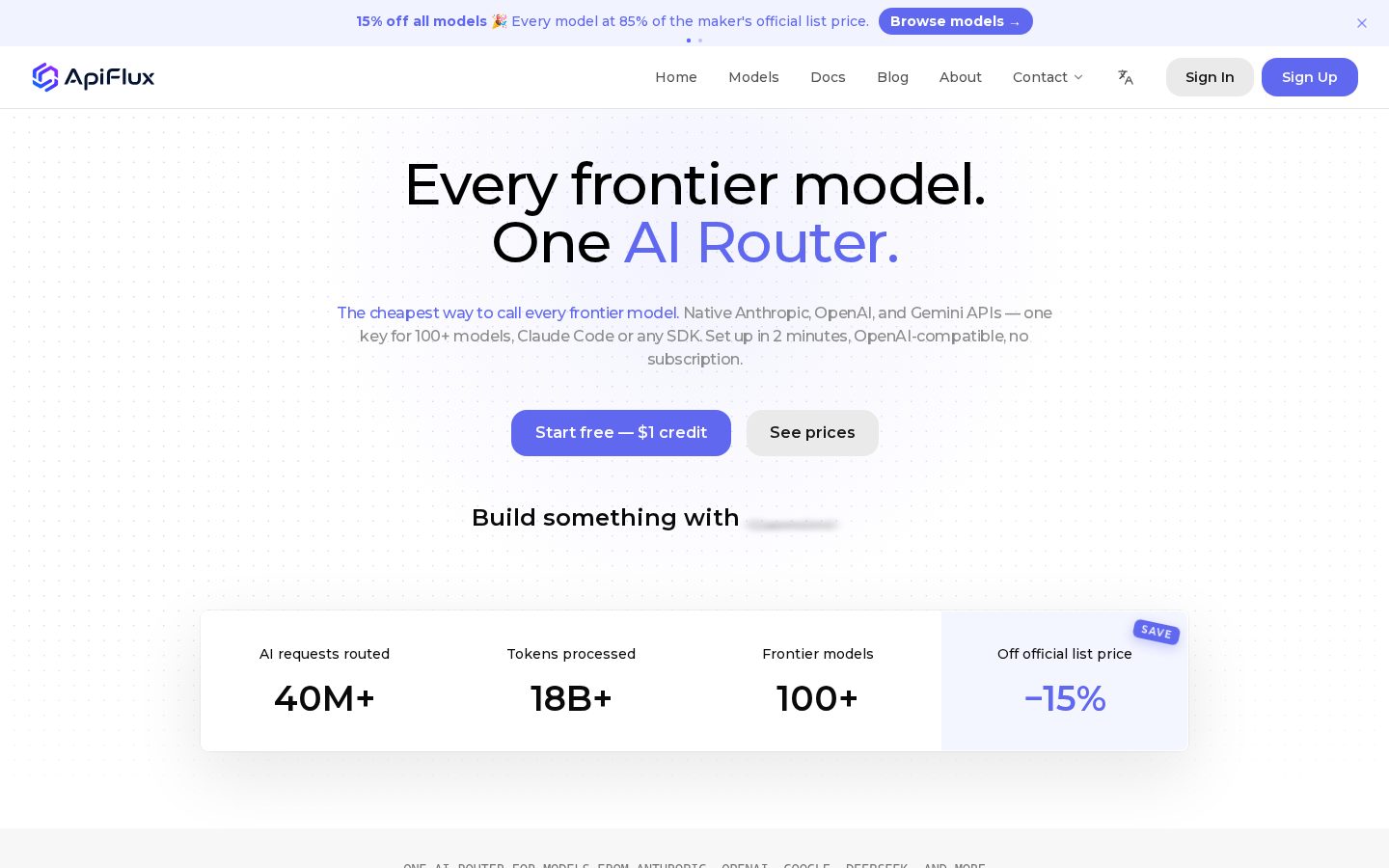 ApiFlux Homepage