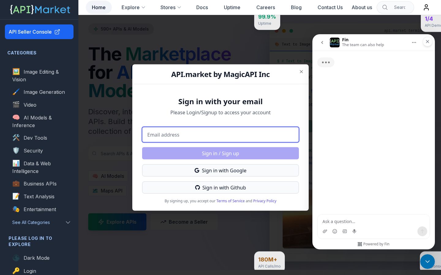 API.market Homepage