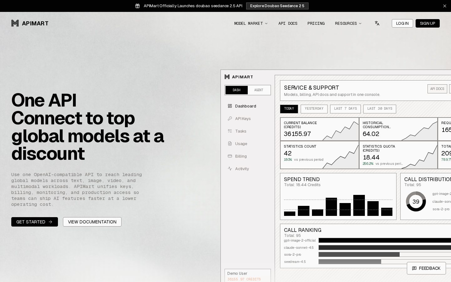 APIMart Homepage