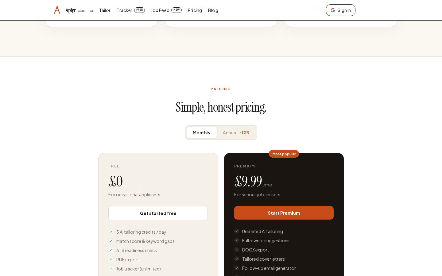 Aplyr Pricing