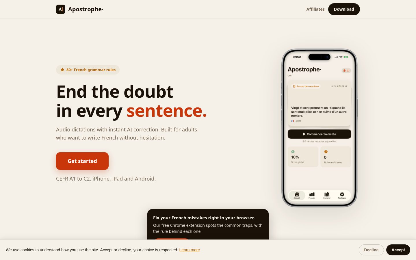 Apostrophe Homepage
