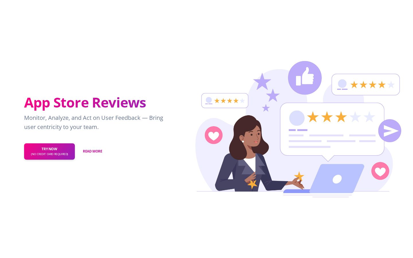 App Store Reviews Homepage