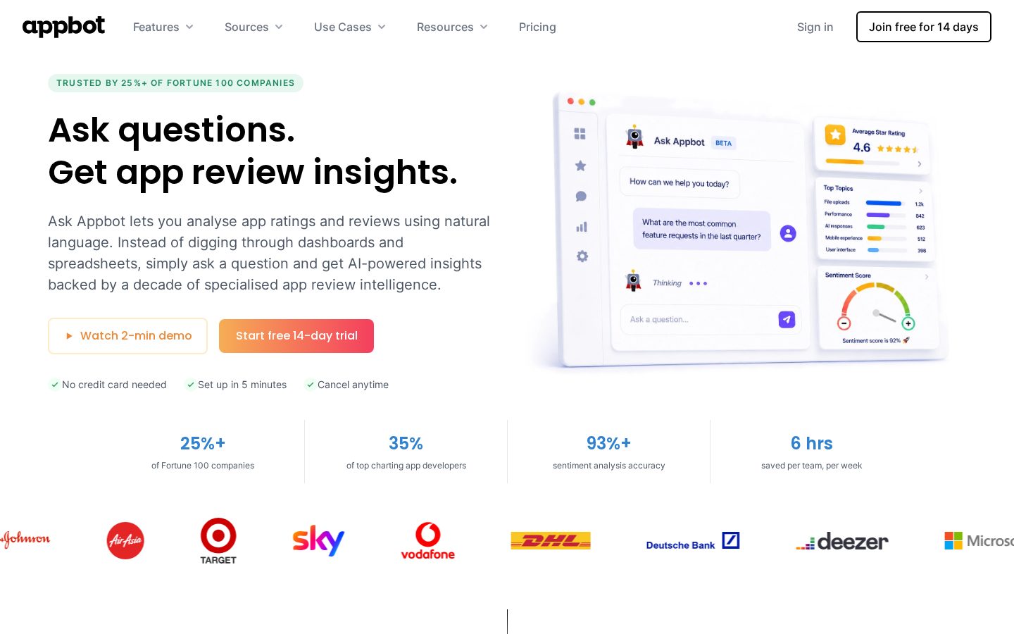 Appbot Homepage