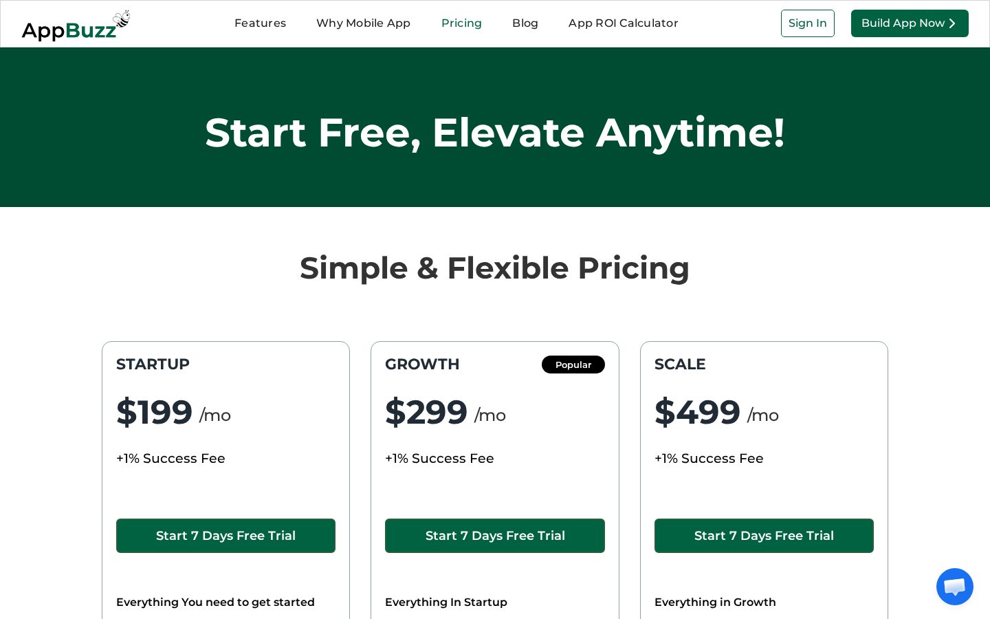 AppBuzz Pricing