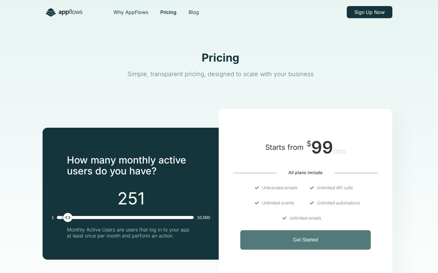 AppFlows Pricing