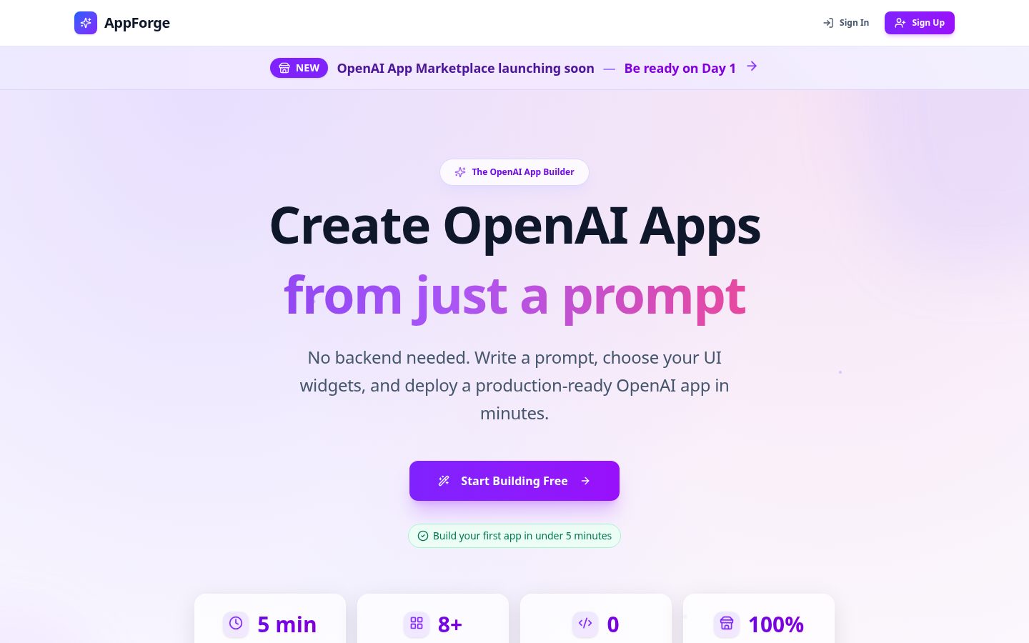 AppForge Homepage