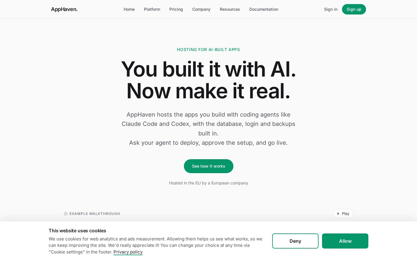AppHaven Homepage