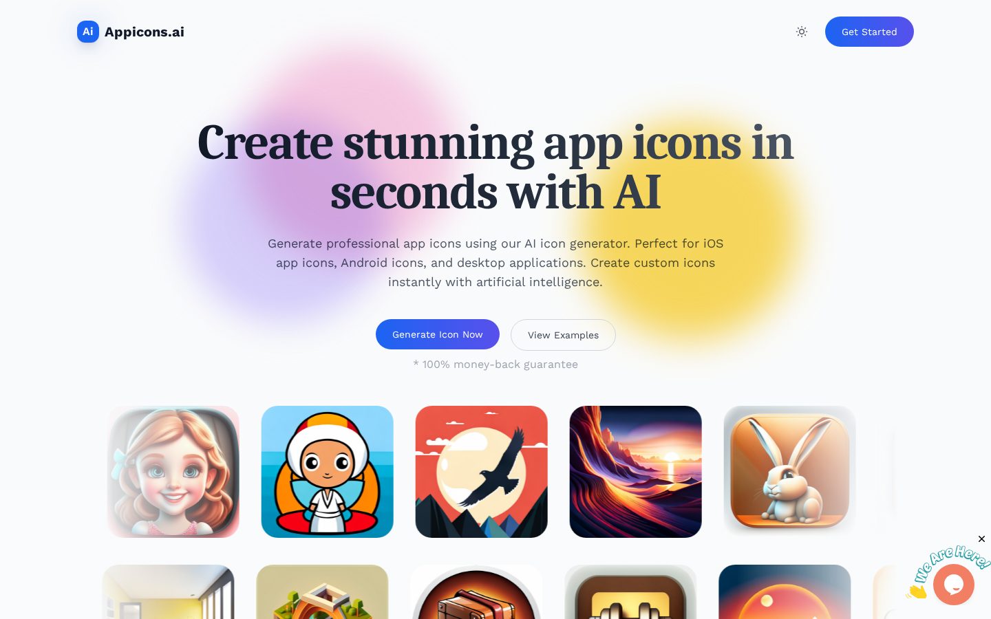 AppIcons AI Homepage