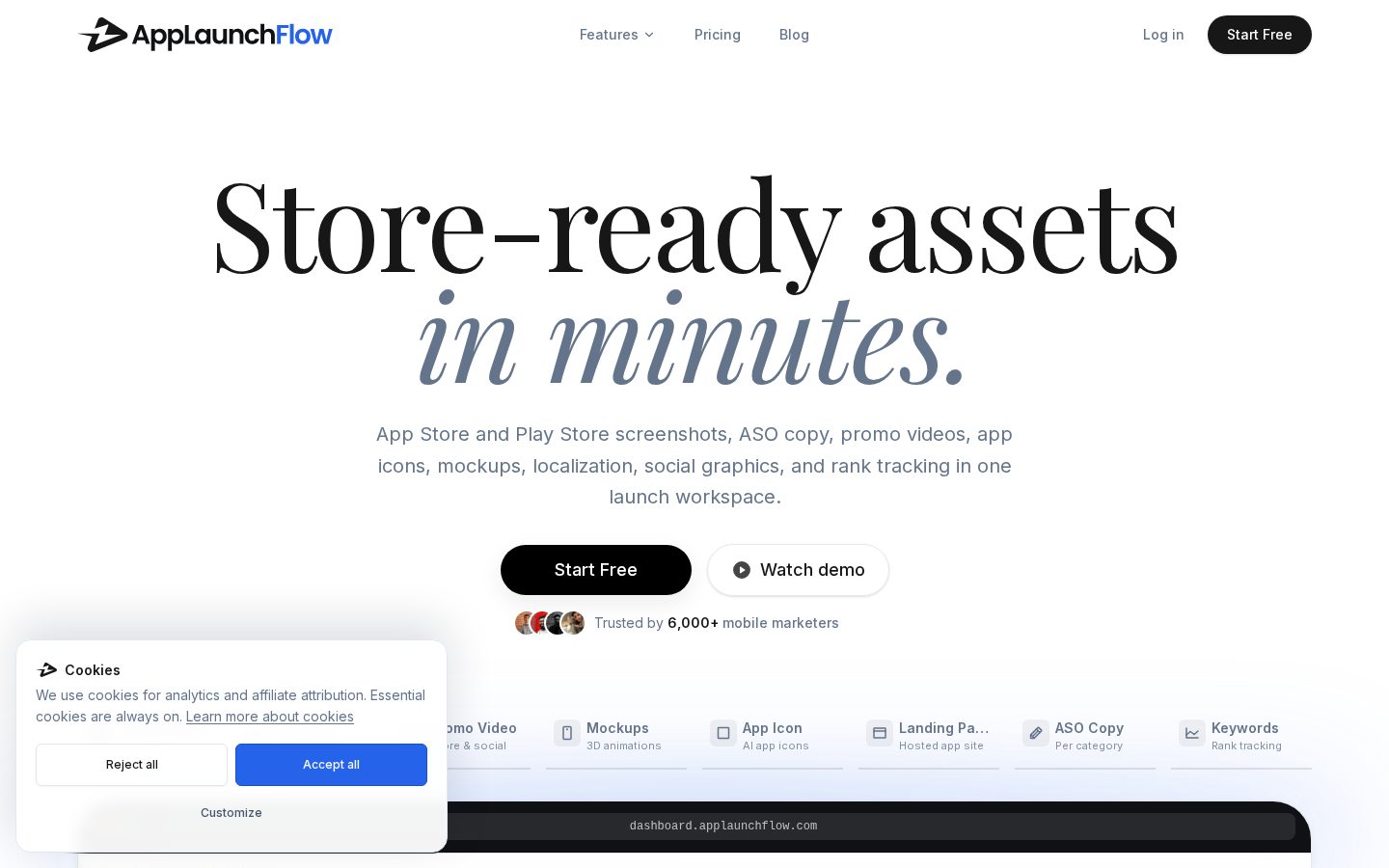 AppLaunchFlow Homepage