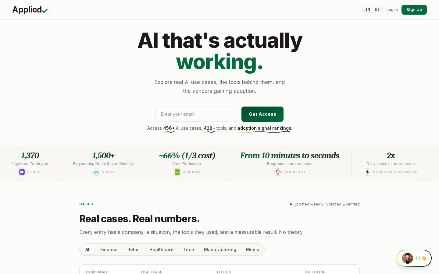 Applied Homepage