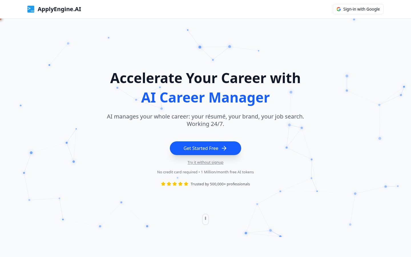 ApplyEngine.ai Homepage