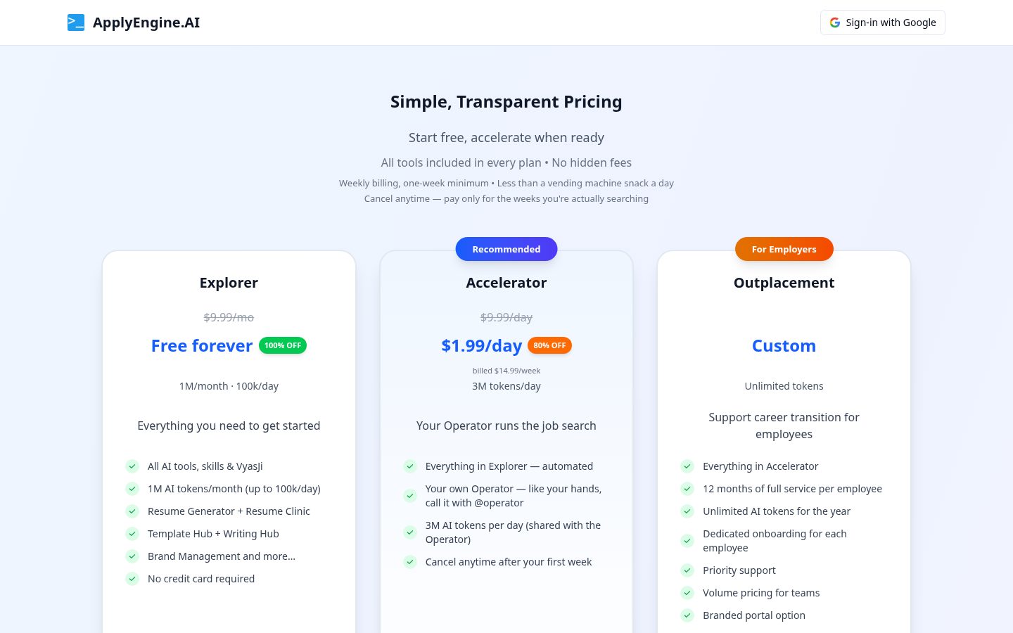 ApplyEngine.ai Pricing