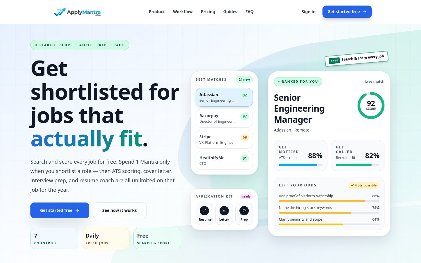 ApplyMantra Homepage