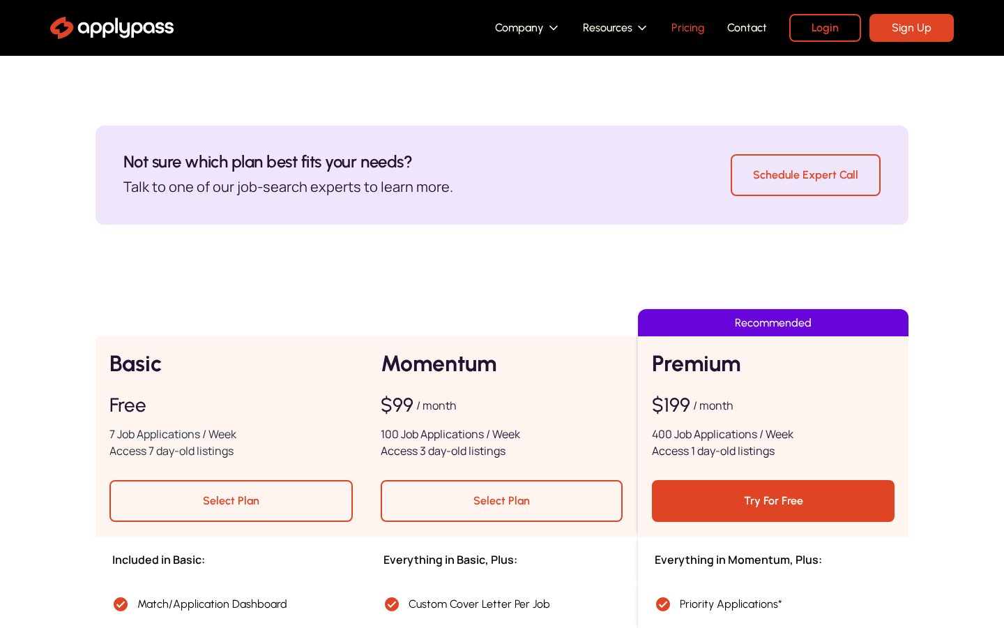ApplyPass Pricing