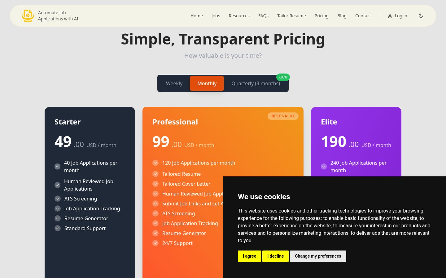 Applyre Pricing
