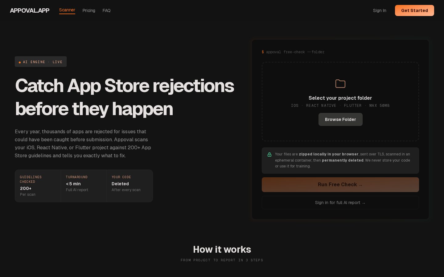 Appoval Homepage