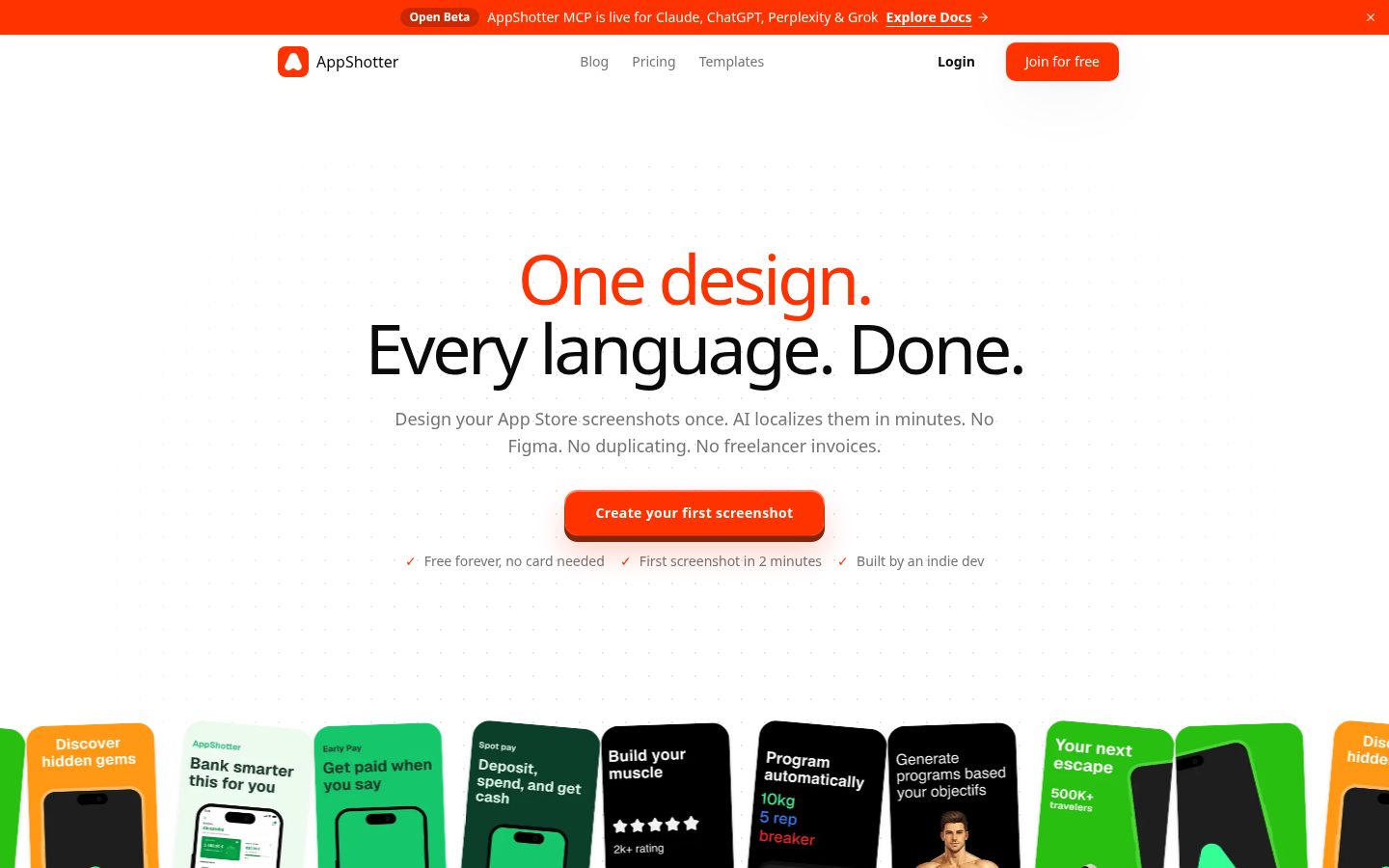 AppShotter Homepage