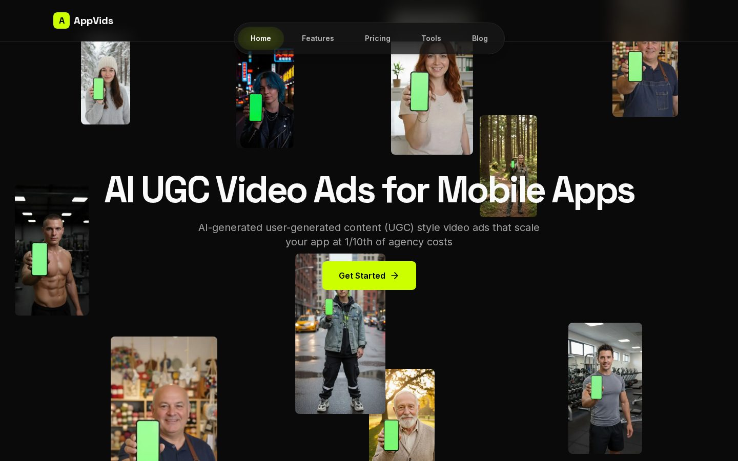 AppVids Homepage