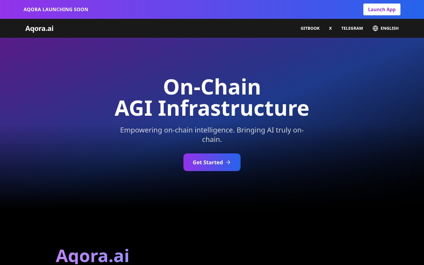 Aqora Homepage