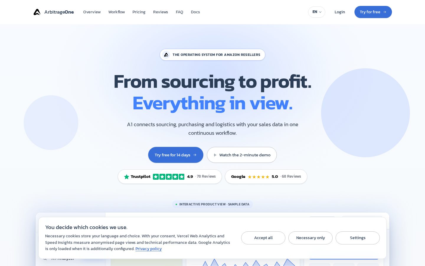 ArbitrageOne Homepage