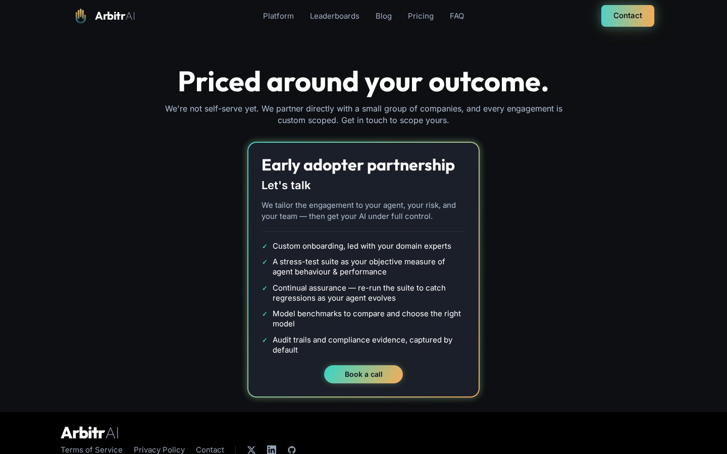 ArbitrAI Pricing