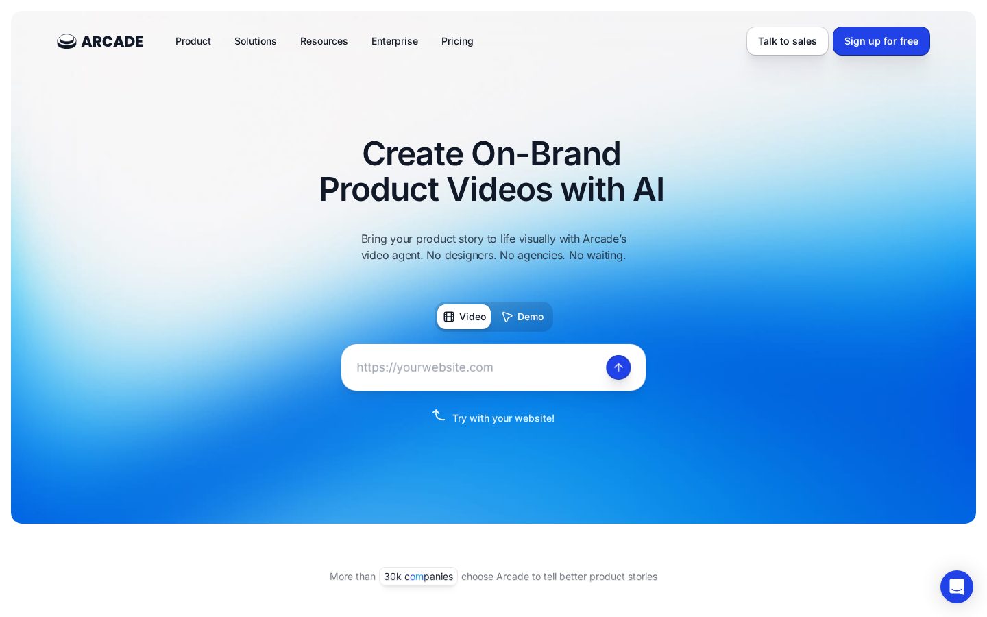 Arcade Creator Studio Homepage