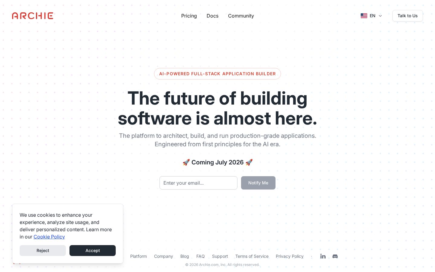 Archie Homepage