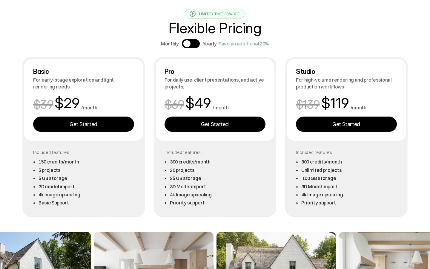 ArchRender Pricing