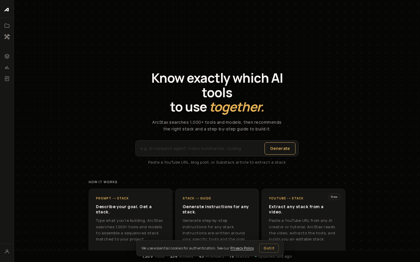 ArcStax Homepage