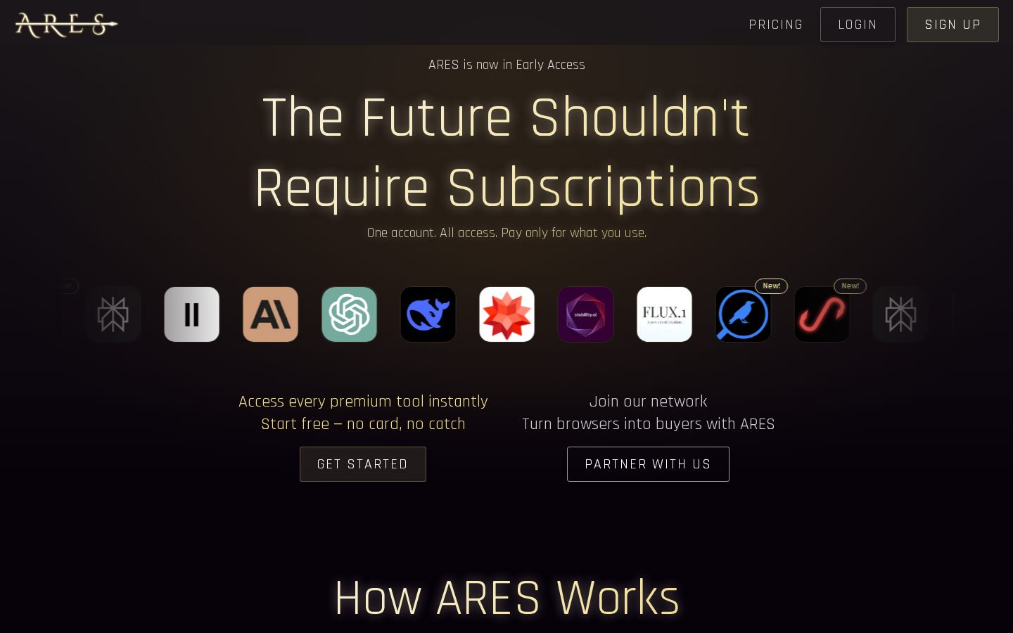 ARES Homepage
