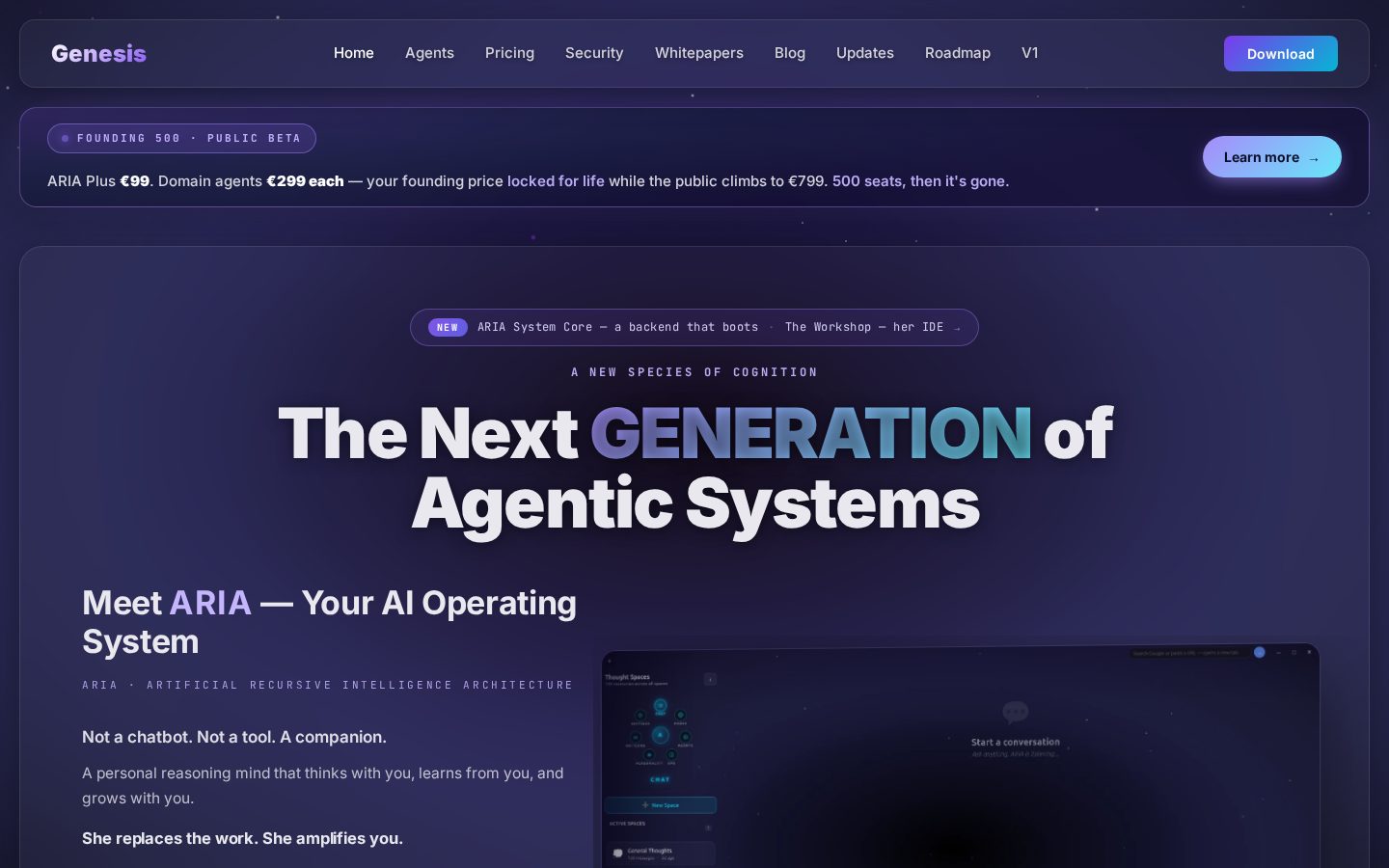 ARIA Homepage