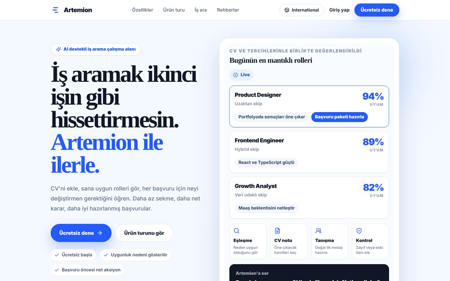 Artemion Homepage
