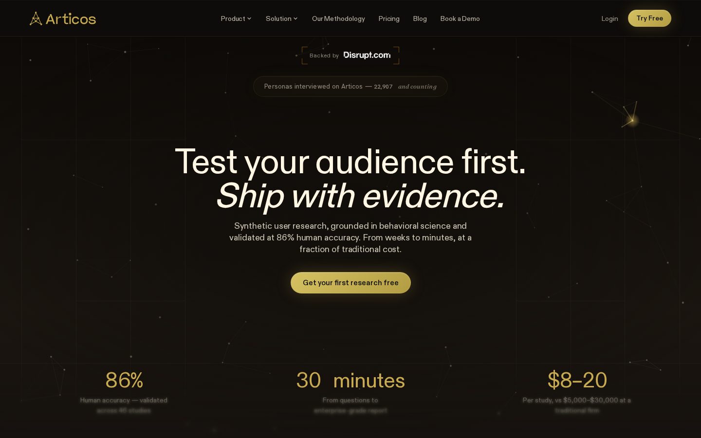 Articos Homepage