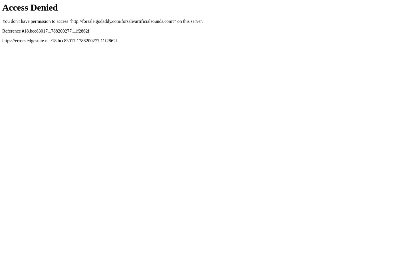 Artificial Sounds Homepage