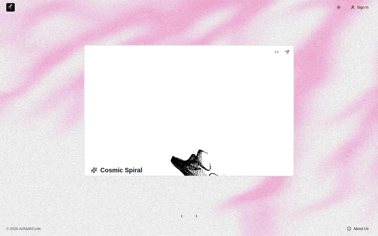 ArtMathCode Homepage